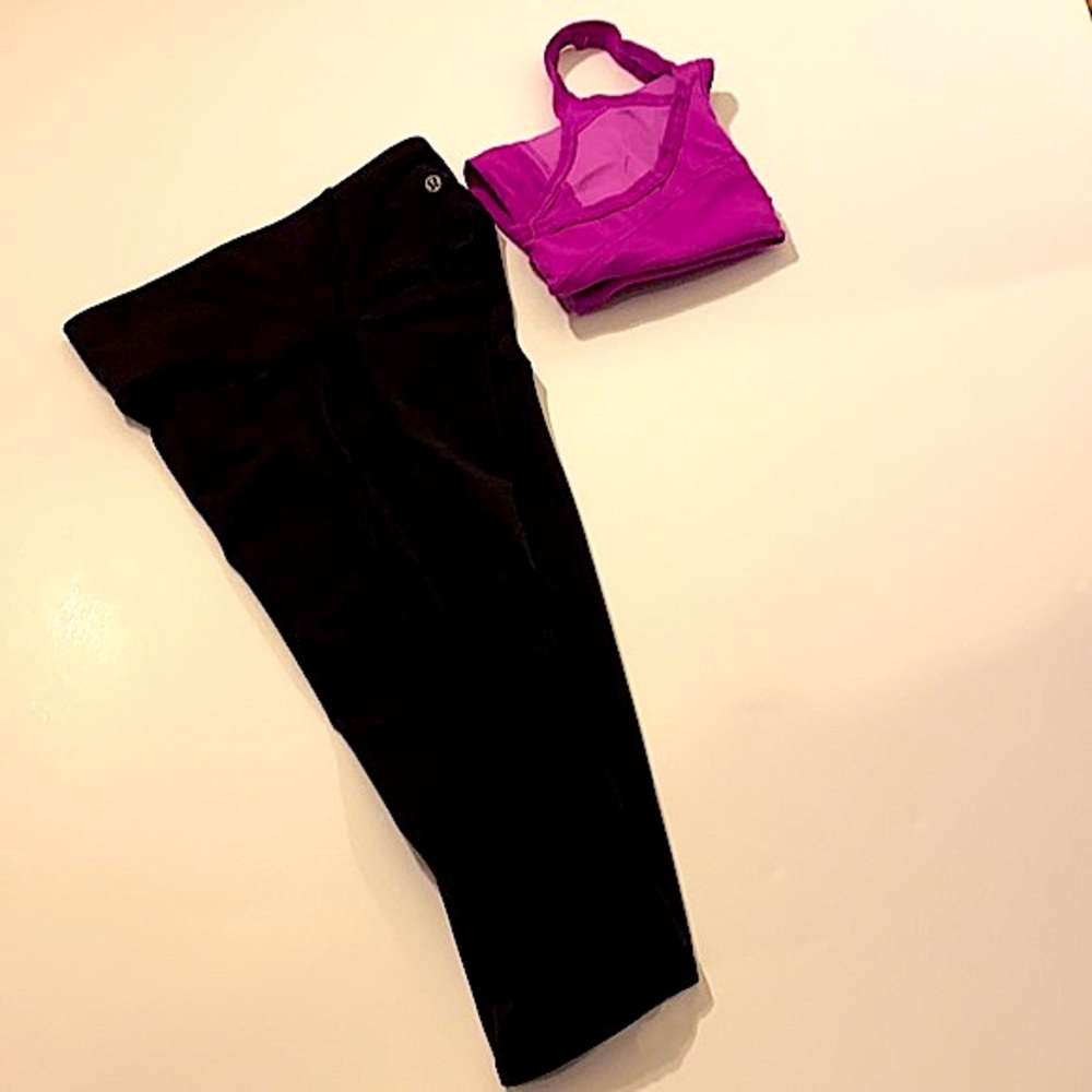 Lululemon fresh mesh crop legging